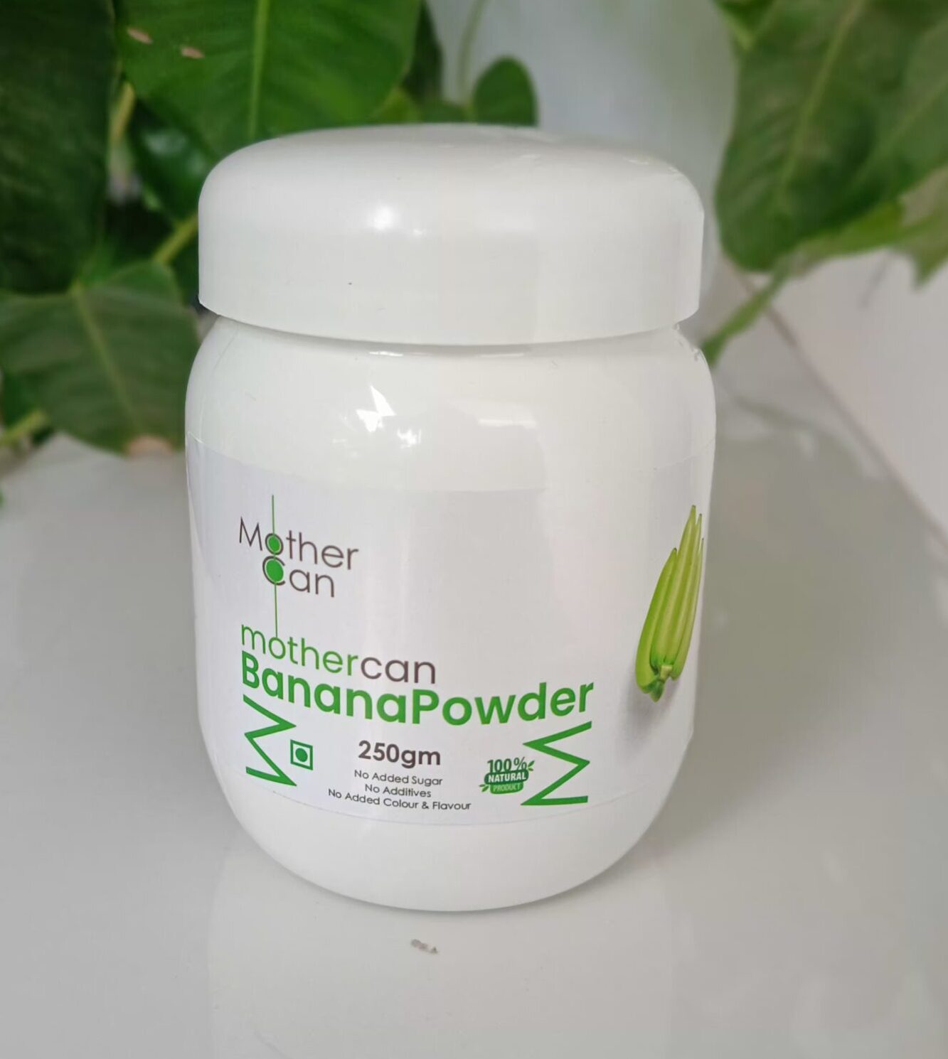 Mothercan Banana Powder 250g | Probiotic | Natural Flavour | Fiber Rich