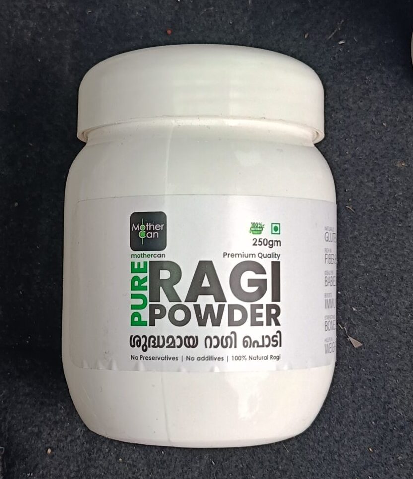 Mothercan Pure Ragi Powder 250g | healthy breakfast | Baby food | High Fiber Content