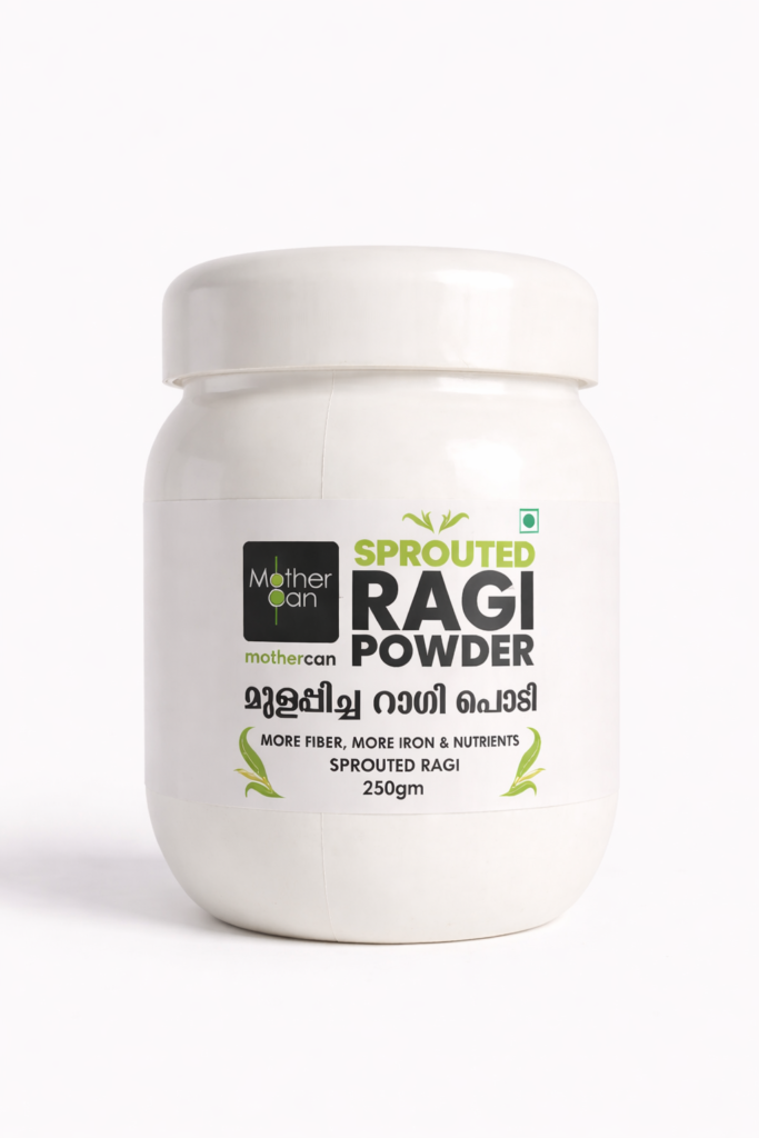 Mothercan Sprouted Ragi Powder (250g) – Boosted Nutrition by Sprouting