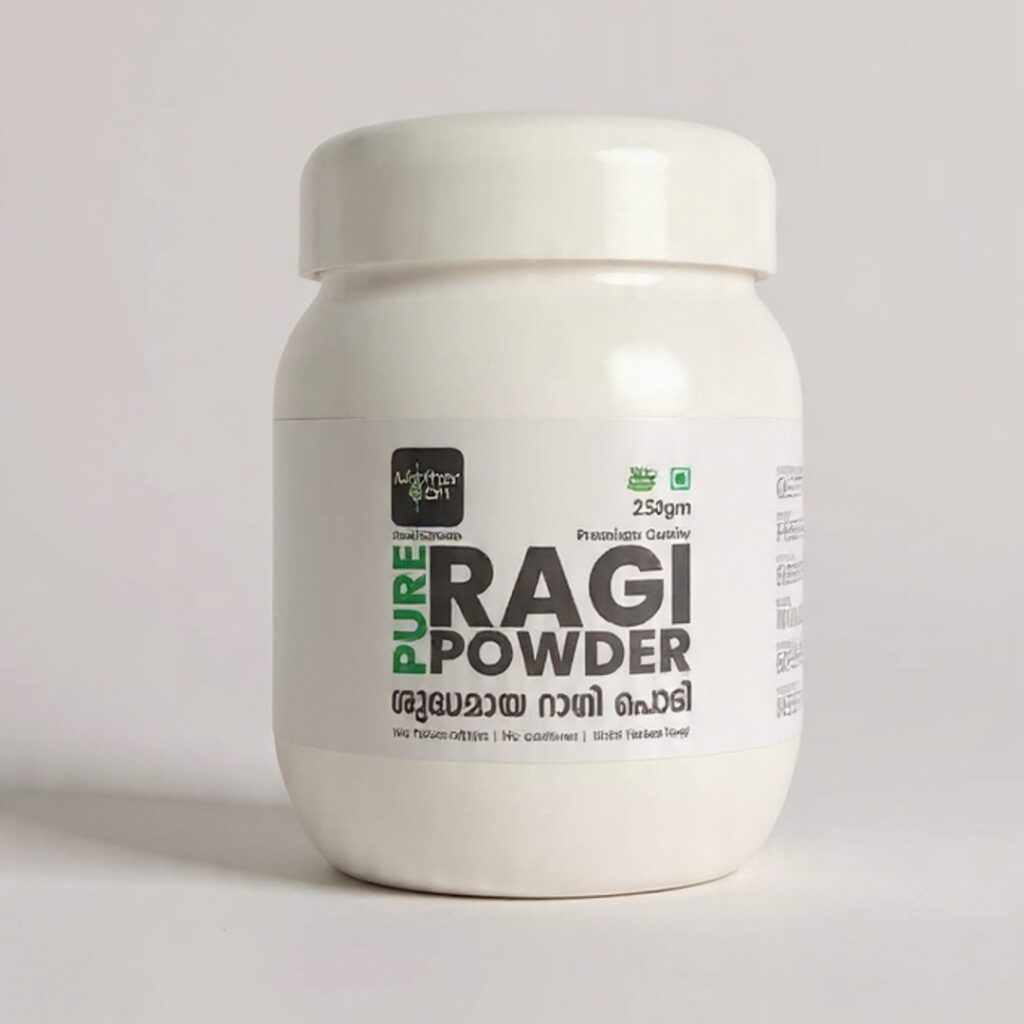 Mothercan Pure Ragi Powder 250g | healthy breakfast | Baby food | High Fiber Content